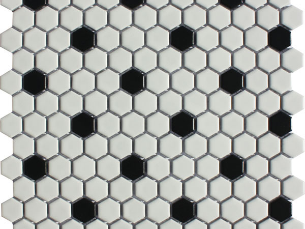 Shapes: White/ Black Hexagons