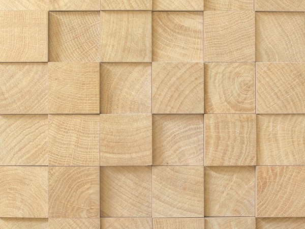Fraser: Oak 3D Cube Mosaic