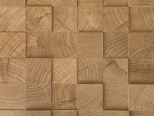 Fraser: Walnut 3D Cube Mosaic